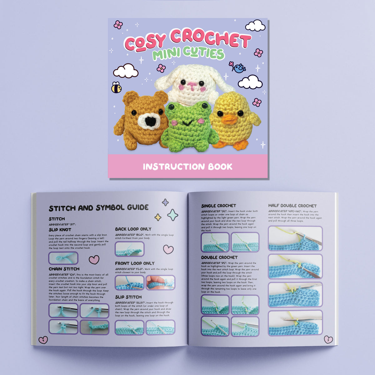 Cozy Crochet Cuties 5 pieces