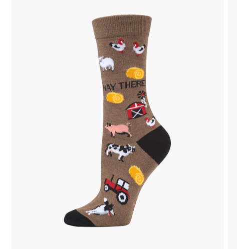 Bamboozld Womens Sock Hay There Size 2-8