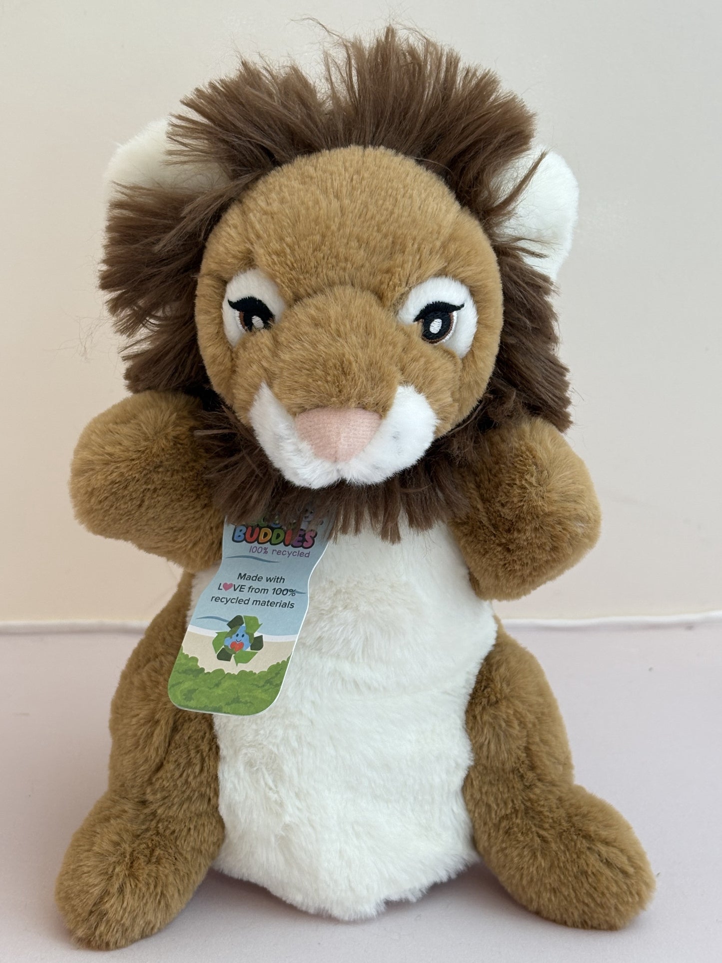 Eco Buddies Lion Puppet 25cm