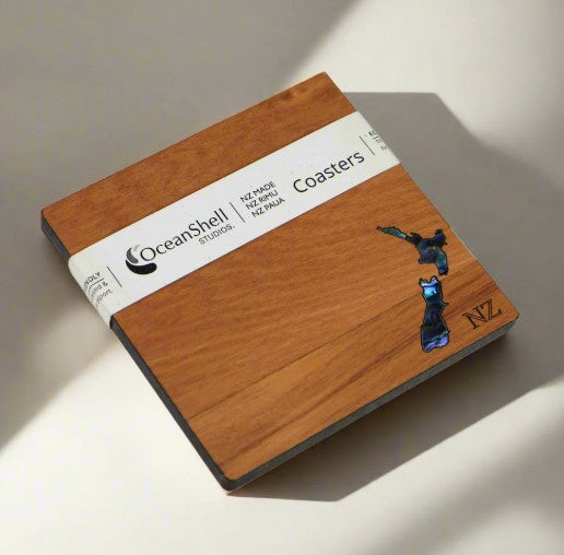 Paua and Rimu Coaster - New Zealand