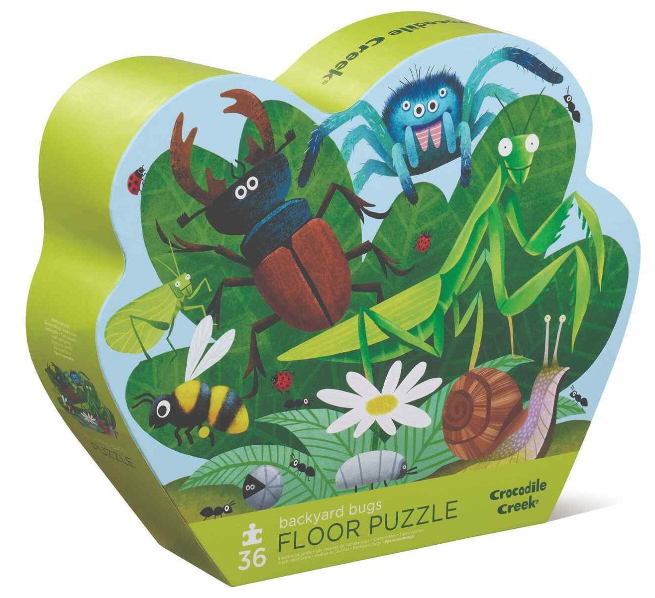 Crocodile Creek 36pc Puzzle - Backyard Bugs