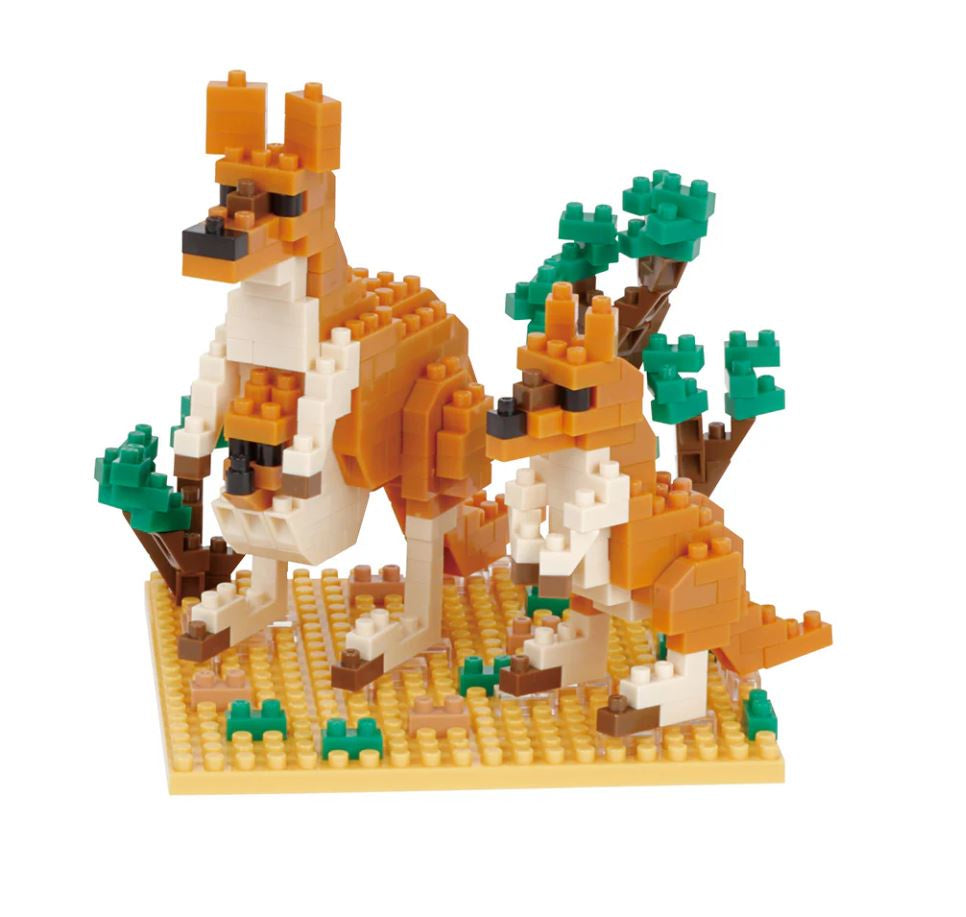 Nanoblock Big Kangaroo and Joey
