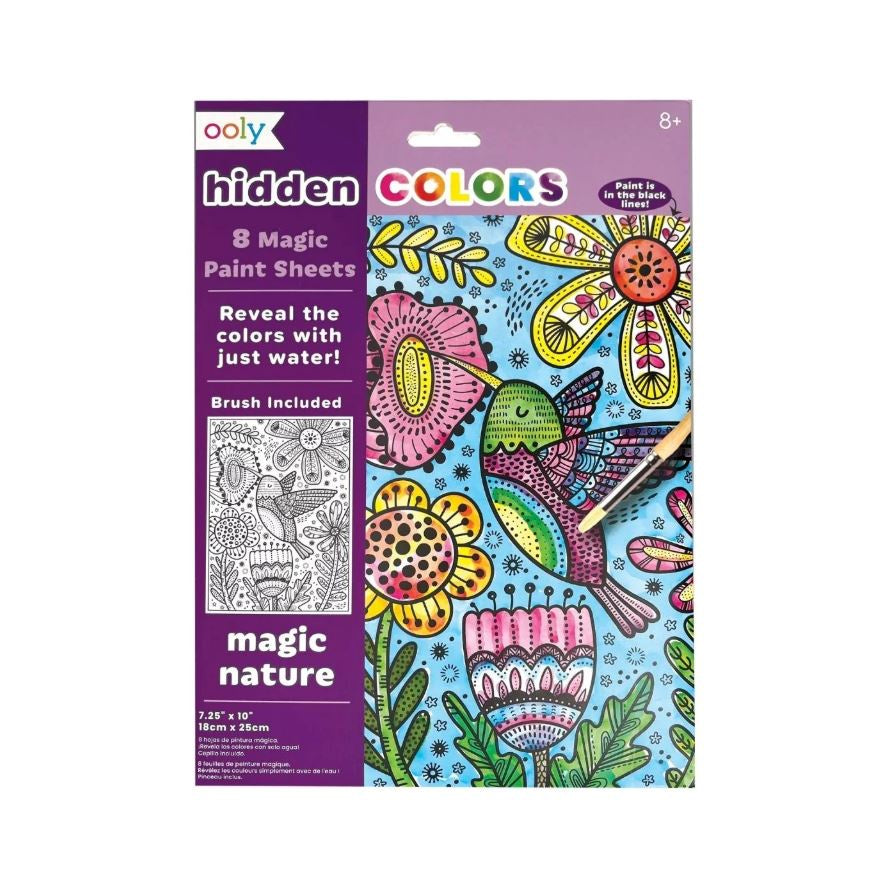 Hidden Colours Magic Paint Sheet - Nature