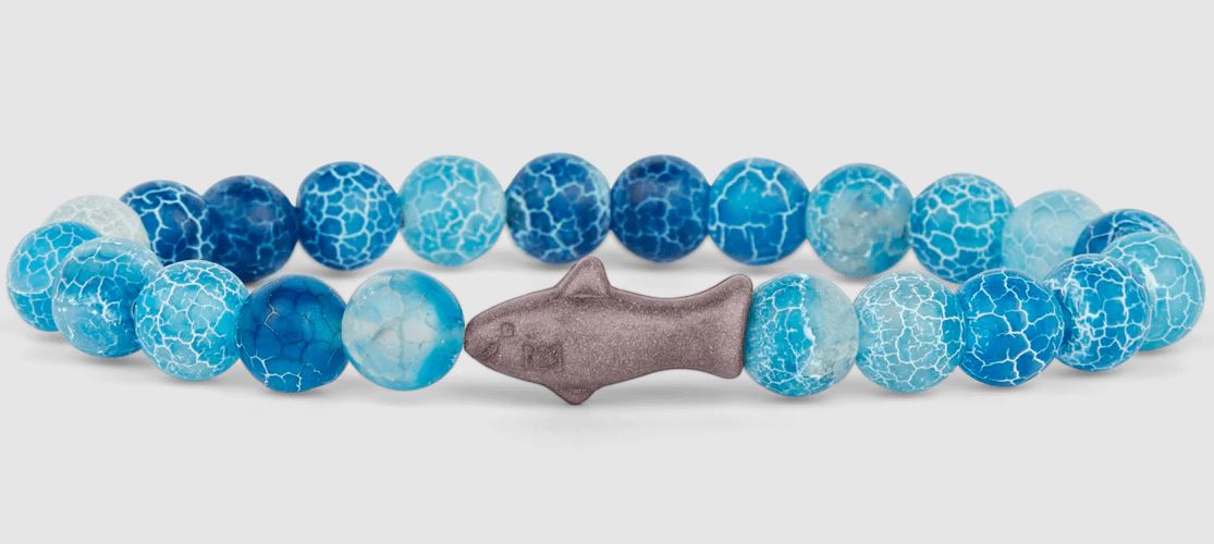 Fahlo Bracelet Shark - Aqua Blue