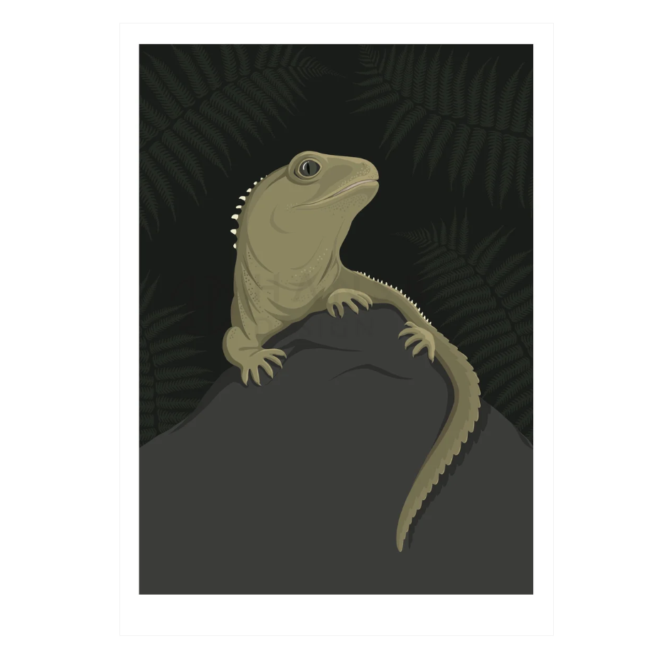 A4 Print - Tuatara