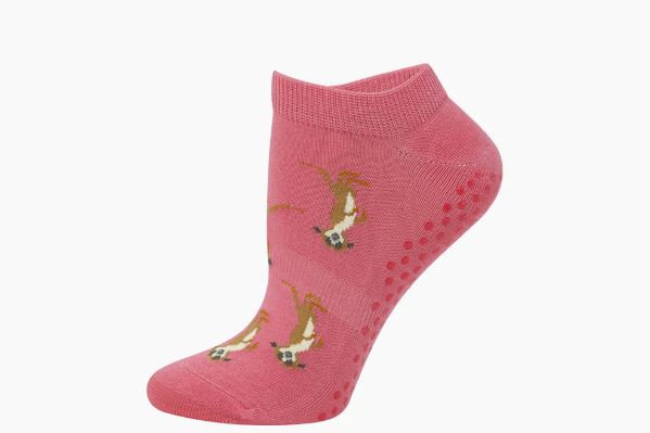 Bamboozld Womens Ankle Sock Meerkat (Pink) Size 2-8