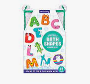 Animal ABC Stickable Bath Shapes