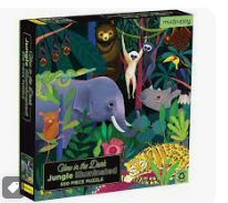 Mudpuppy 500pc Puzzle - Glow in the Dark Jungle