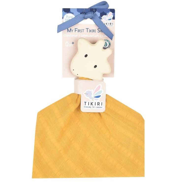 100% Organic Giraffe Muslin with Rubber Teether