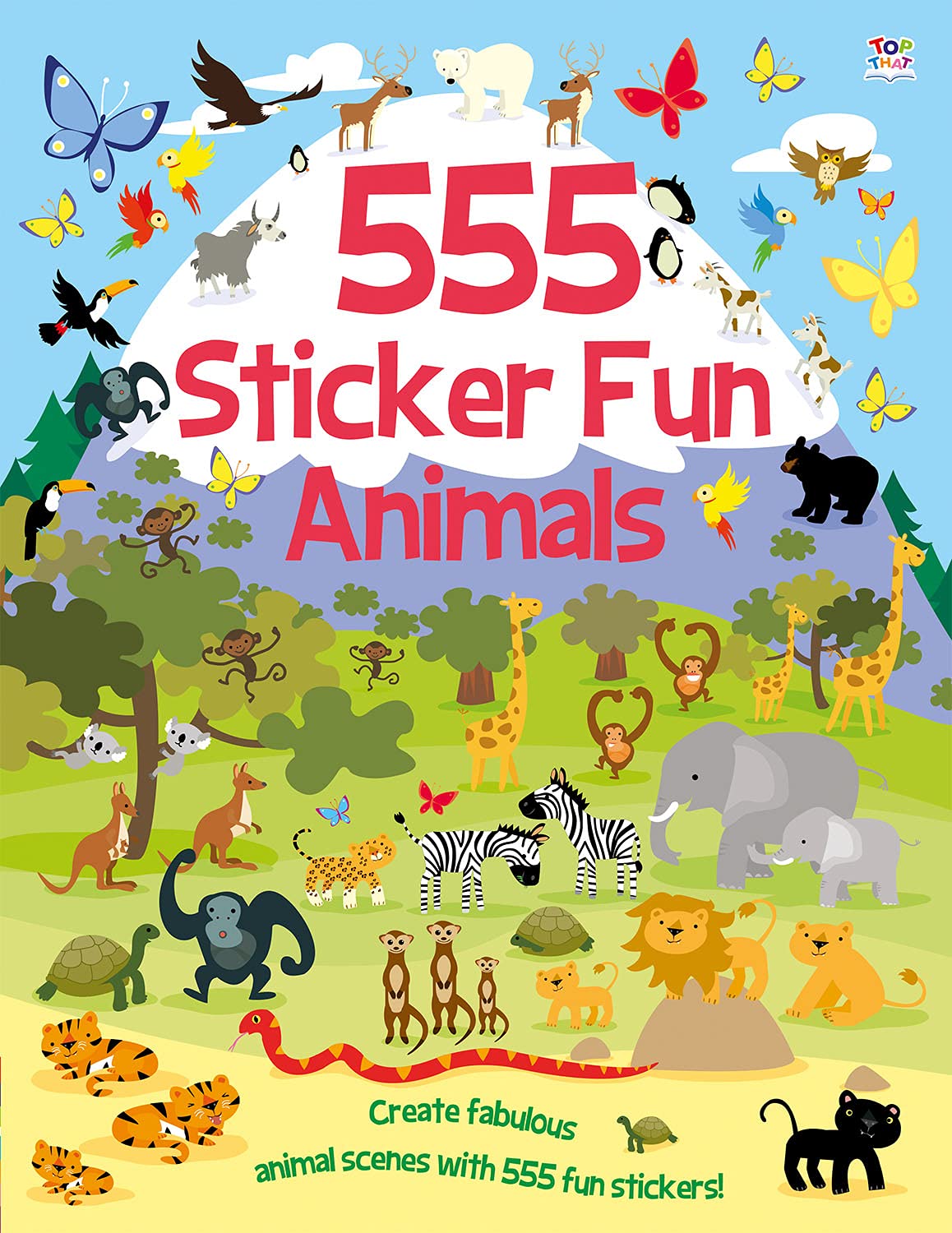 555 Sticker Fun Animals