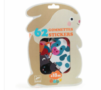 62 Gommettes Stickers - Farm Animals