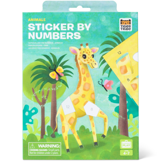 Animals Sticker by Numbers