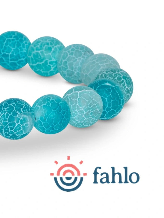 Fahlo Bracelet Shark - Aqua Blue