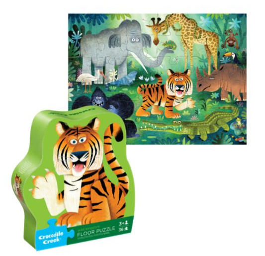 Croc Creek 36pc Puzzle Wild Kingdom