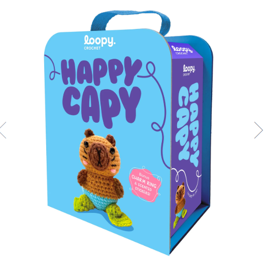 Happy Capy Crochet Book & Kit