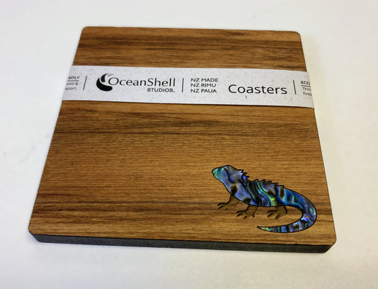 Paua and Rimu Coaster - Tuatara