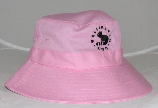 Kids Bucket Hat - Pink Red Panda