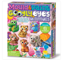 Mould & Paint Googly Eyes Animals