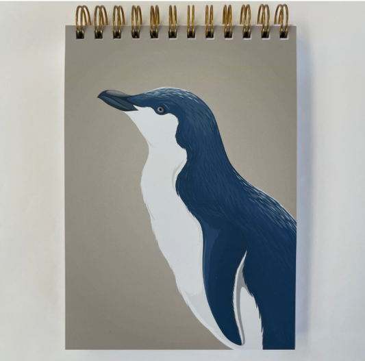 Notebook - Blue Penguin