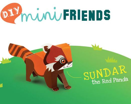 DIY Mini Friends - Red Panda