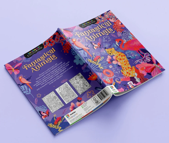 Kaleidoscope Colouring Fantastical Animals