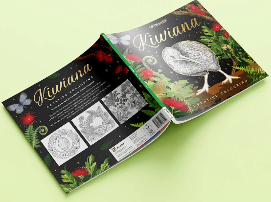 Art Maker Kiwiana Colouring Book