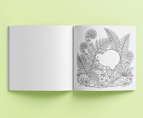 Art Maker Kiwiana Colouring Book