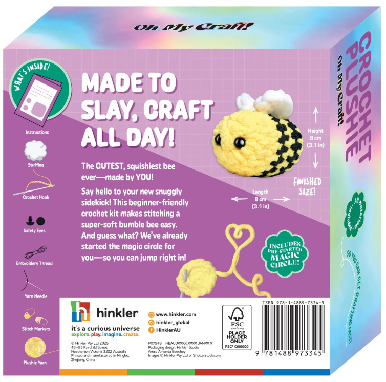 OMC! Crochet Plushie Betty Bee