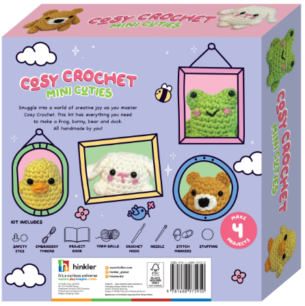 Cozy Crochet Cuties 5 pieces
