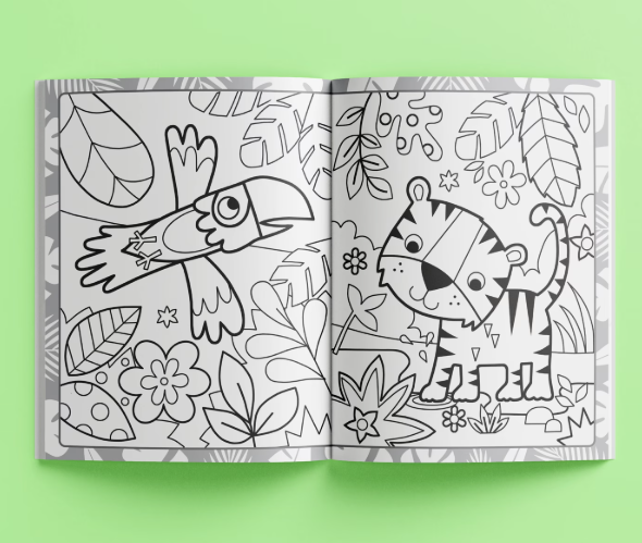 MEGATASTIC Colouring: Animals