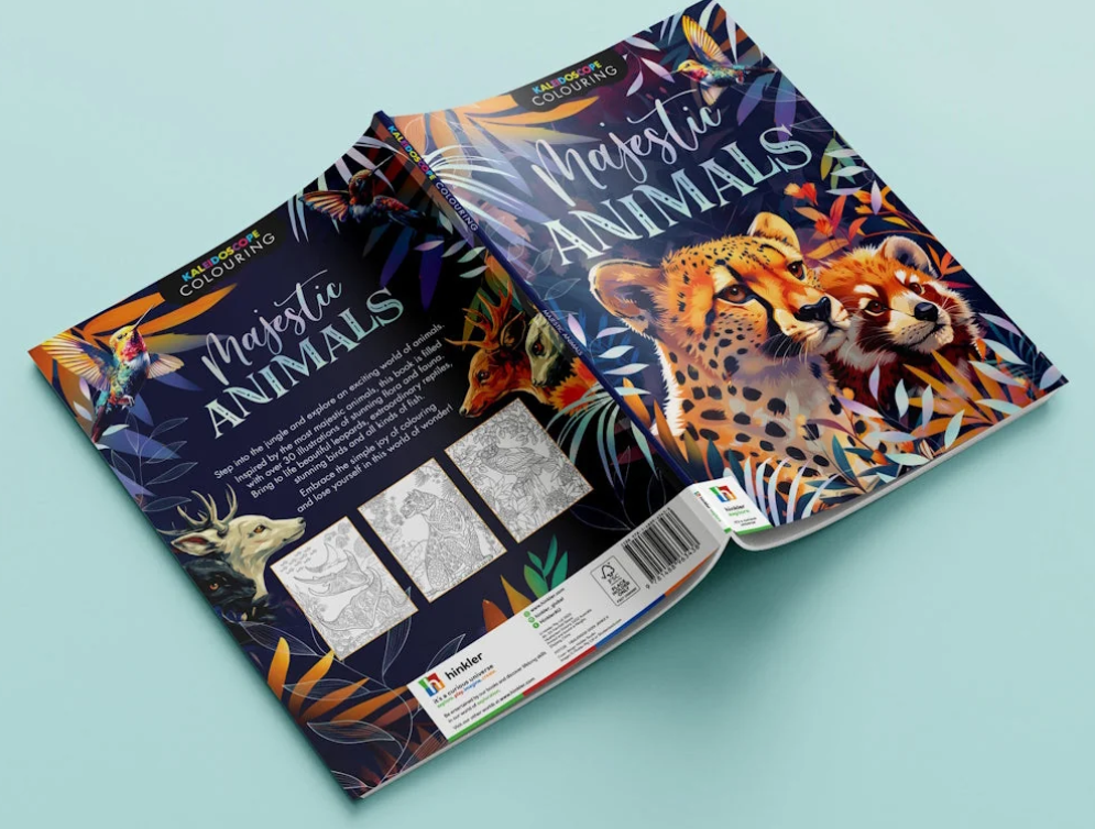 Kaleidoscope Colouring Majestic Animals