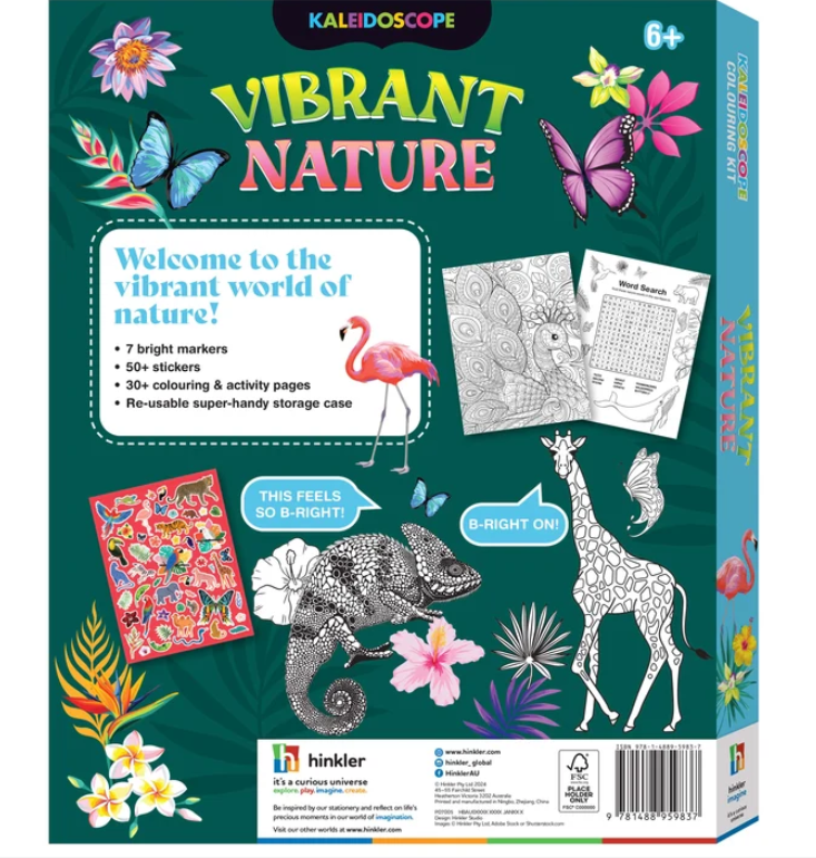Vibrant Nature Colouring Kit