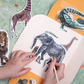 Scratch Safari Animal Stickers