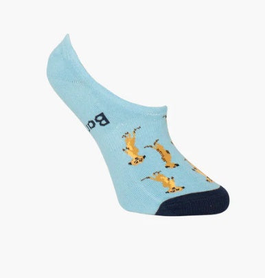 Bamboozld Womens Ankle Sock Meerkat (Blue) Size 2-8