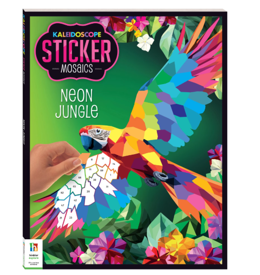Sticker Mosaics Neon Jungle