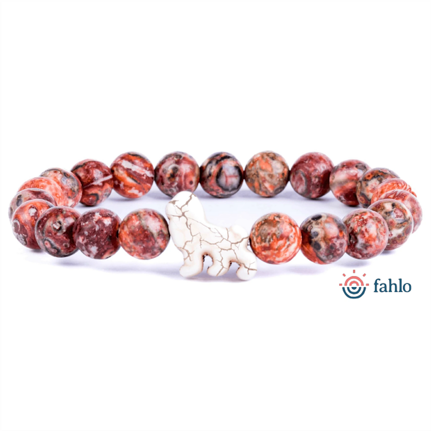 Fahlo Bracelet Lion - Sahara Stone
