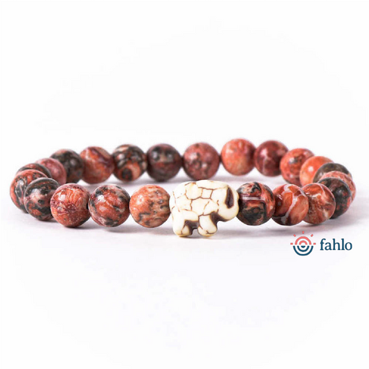 Fahlo Bracelet Elephant - Desert Stone