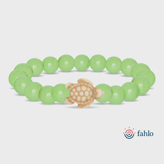 Fahlo Bracelet Sea Turtle - Sage Glow