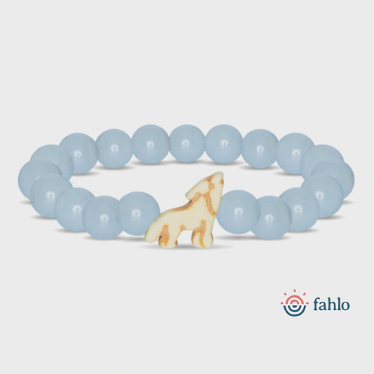 Fahlo Bracelet Wolf - Aqua Glow