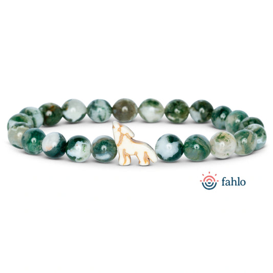Fahlo Bracelet Wolf - Woodland Green