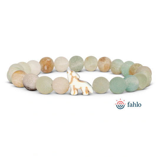 Fahlo Bracelet Wolf - Sky Stone