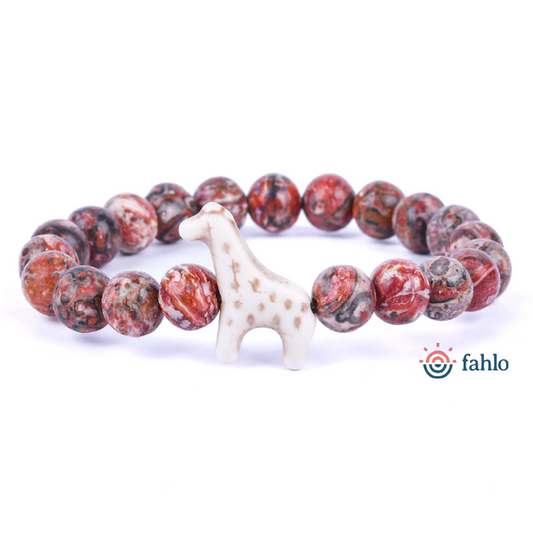 Fahlo Bracelet Giraffe - Sahara Stone