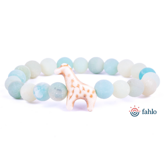 Fahlo Bracelet Giraffe - Sky Stone