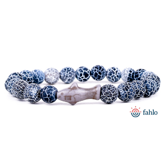 Fahlo Bracelet Shark - Deep Blue