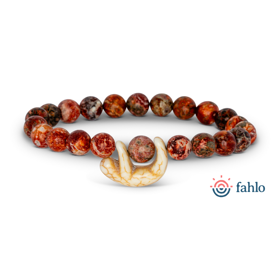 Fahlo Bracelet Sloth - Mountain Stone