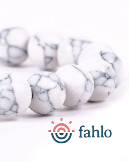 Fahlo Bracelet Dolphin - White Howlite