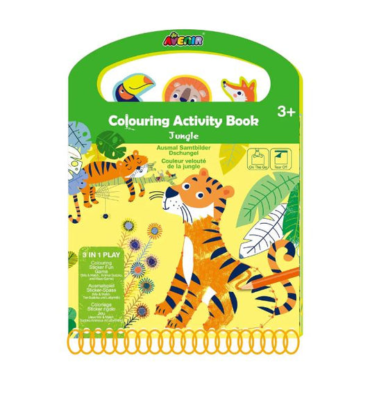 Colouring Activity Book Jungle