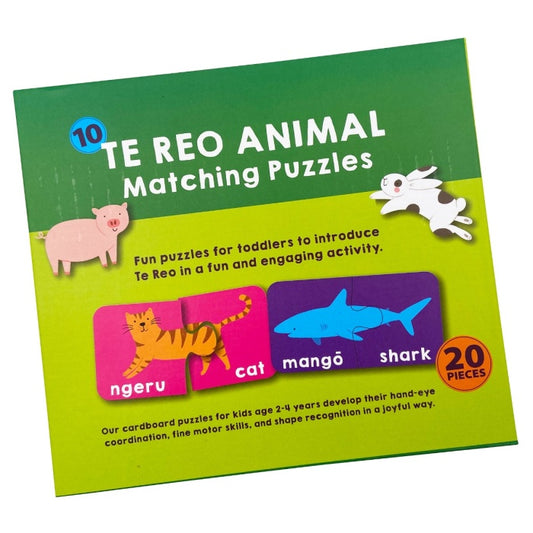 Te Reo Animal Matching Puzzle 20pc