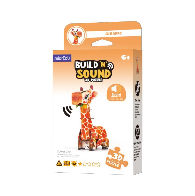 Build 'n' Sound 3D Puzzle - Giraffe