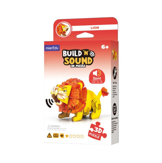 Build 'n' Sound 3D Puzzle - Lion